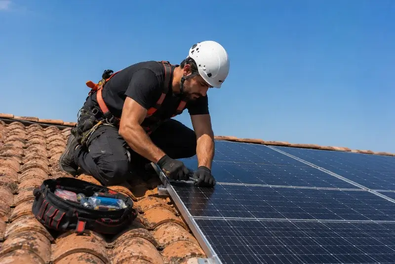 Maintenance et monitoring de panneaux solaires à Saint-Agnant
